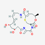 Structure of (1S,9S,11S,12E,14E,19Z,22R)-9,11-Dihydroxy-22-methyl-6,23-dioxa-26-thia-2,17,27-triazatricyclo[17.5.2.14,7]heptacosa-4,7(27),12,14,19-pentene-3,8,24-trione