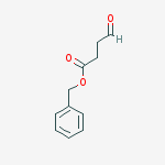 Structure of Butanoic acid, 4-oxo-, phenylmethyl ester