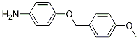 Structure of Benzenamine, 4-[(4-methoxyphenyl)methoxy]-