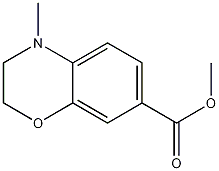 Structure of methyl 4-methyl-3,4-dihydro-2H-benzo[b][1,4]oxazine-7-carboxylate