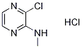 Structure of 3-chloro-N-methyl-2-pyrazinamine(SALTDATA: FREE)