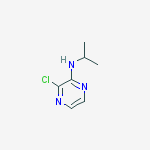 Pyrazinamine, 3-chloro-N-(1-methylethyl)-结构式