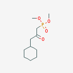 Phosphonic acid, (3-cyclohexyl-2-oxopropyl)-, dimethyl ester结构式
