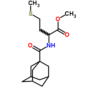 Structure of methionine, N-(tricyclo[3.3.1.1~3,7~]dec-1-ylcarbonyl)-, methyl ester