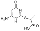 Structure of 2-[(6-AMINO-4-OXO-1,4-DIHYDROPYRIMIDIN-2-YL)THIO]PROPANOIC ACID