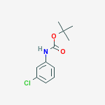 tert-butyl (3-chlorophenyl)carbamate结构式