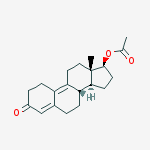 Structure of [(8s,13s,14s,17s)-13-methyl-3-oxo-2,6,7,8,11,12,14,15,16,17-decahydro-1h-cyclopenta[a]phenanthren-17-yl] Acetate