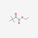 Structure of ethyl 3,3-dimethyl-2-oxobutanoate