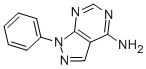 Structure of 4-AMINO-1-PHENYLPYRAZOLO[3,4-D]PYRIMIDINE