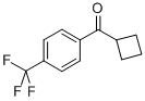 CYCLOBUTYL 4-TRIFLUOROMETHYLPHENYL KETONE结构式