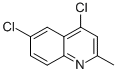 Structure of 4,6-DICHLORO-2-METHYLQUINOLINE
