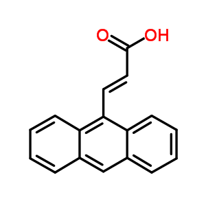 Structure of (2E)-3-anthracen-9-ylprop-2-enoic acid