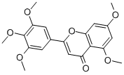 Structure of 3,4,5,5,7-PENTAMETHOXYFLAVONE