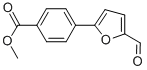 Structure of 4-(5-FORMYL-FURAN-2-YL)-BENZOIC ACID METHYL ESTER