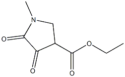 Structure of ETHYL 1-METHYL-4,5-DIOXO-PYRROLIDINE-3-CARBOXYLATE