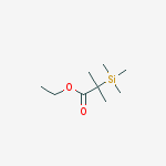 Structure of ethyl 2-methyl-2-(trimethylsilyl)propanoate