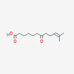 10-Dodecenoic acid, 11-methyl-7-oxo-结构式