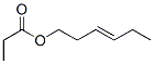 Structure of (E)-hex-3-enyl propionate