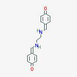 4,4'-[ethane-1,2-diylbis(iminomethylylidene)]biscyclohexa-2,5-dien-1-one结构式