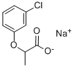Structure of Sodium 2-(3-chlorophenoxy)propanoate