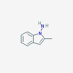 Structure of 1H-Indol-1-amine, 2-methyl-