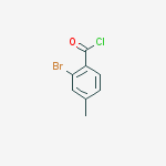 Structure of 2-BROMO-4-METHYLBENZOYL CHLORIDE