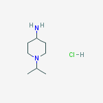 4-Piperidinamine, 1-(1-methylethyl)-, monohydrochloride结构式