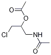 Structure of AcetaMide, N-[2-(acetyloxy)-3-chloropropyl]-