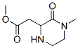 Structure of METHYL (4-METHYL-3-OXOPIPERAZIN-2-YL)ACETATE