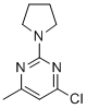 Structure of 4-CHLORO-6-METHYL-2-(1-PYRROLIDINYL)PYRIMIDINE