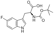 Structure of BOC-5-FLUORO-L-TRYPTOPHAN