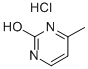 2-羟基-4-甲基嘧啶盐酸盐结构式