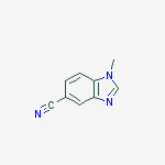 Structure of 5-Cyano-1-methylbenzoimidazole