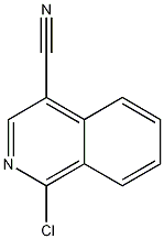 Structure of 1-Chloroisoquinoline-4-carbonitrile