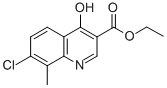 Structure of Ethyl 7-chloro-4-hydroxy-8-methylquinoline-3-carboxylate