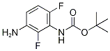 Structure of CarbaMic acid, (3-aMino-2,6-difluorophenyl)-, 1,1-diMethylethyl ester