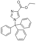 Structure of Ethyl 1-trityl-1H-imidazole-4-carboxylate
