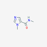 Structure of 1H-IMIDAZOLE-5-CARBOXAMIDE,N,1-DIMETHYL-