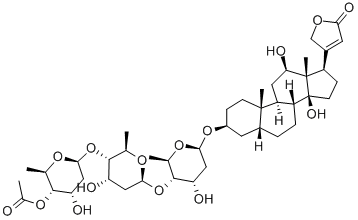 Structure of BETA-ACETYLDIGOXIN
