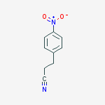 4-nitro-Benzenepropanenitrile结构式