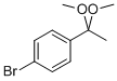 Structure of 4-BROMOACETOPHENONE DIMETHYL ACETAL