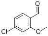 Structure of 4-CHLORO-2-METHOXYBENZALDEHYDE