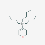 Structure of Stannane, tributyl(3,6-dihydro-2H-pyran-4-yl)-