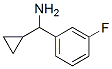 BENZENEMETHANAMINE, ALPHA-CYCLOPROPYL-3-FLUORO-结构式