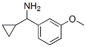 Structure of BENZENEMETHANAMINE, ALPHA-CYCLOPROPYL-3-METHOXY-