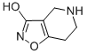 Structure of 4,5,6,7-tetrahydroisoxazolo(4,5-c)pyridin-3-ol