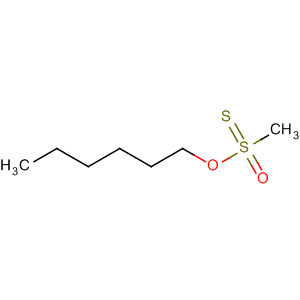 Structure of Methanesulfonothioic acid, S-hexyl ester