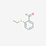 Structure of Benzaldehyde, 2-(ethylthio)-