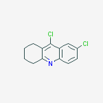 Structure of 2,9-dichloro-5,6,7,8-tetrahydroacridine
