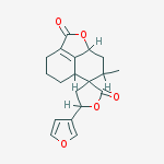 Structure of (3R,5S,5aR)-5-(3-Furyl)-3,4,5,5,5aα,7,8,8aα-octahydro-7α-methylspiro[furan-3(2H),6-[6H]naphtho[1,8-bc]furan]-2,2(4H)-dione